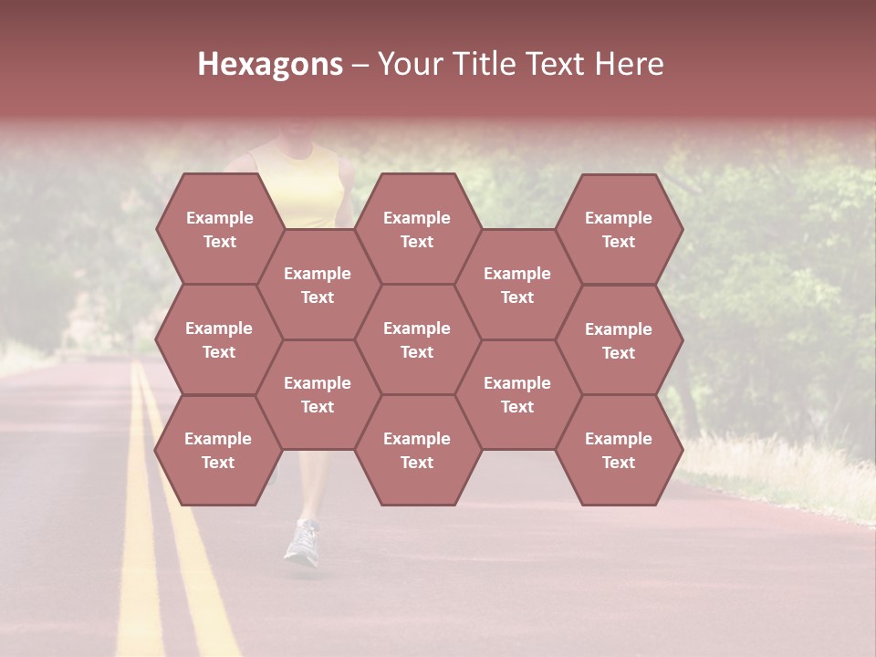 Running Person Jogging PowerPoint Template