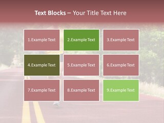 Running Person Jogging PowerPoint Template