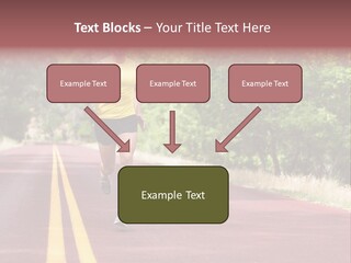 Running Person Jogging PowerPoint Template