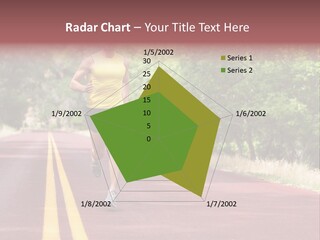 Running Person Jogging PowerPoint Template