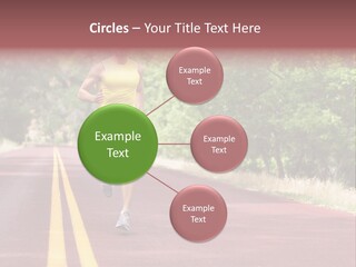 Running Person Jogging PowerPoint Template