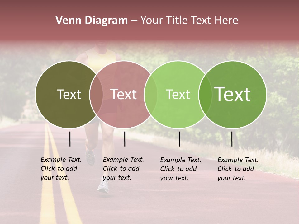 Running Person Jogging PowerPoint Template