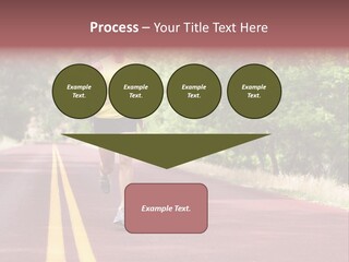 Running Person Jogging PowerPoint Template