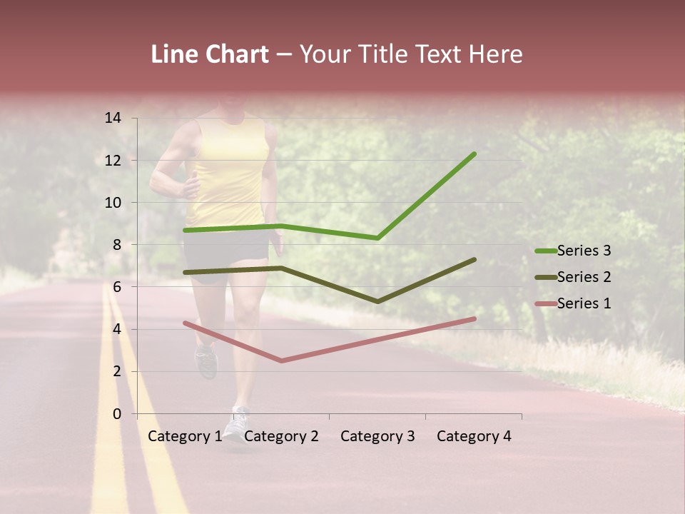 Running Person Jogging PowerPoint Template