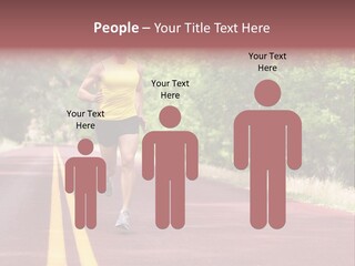 Running Person Jogging PowerPoint Template