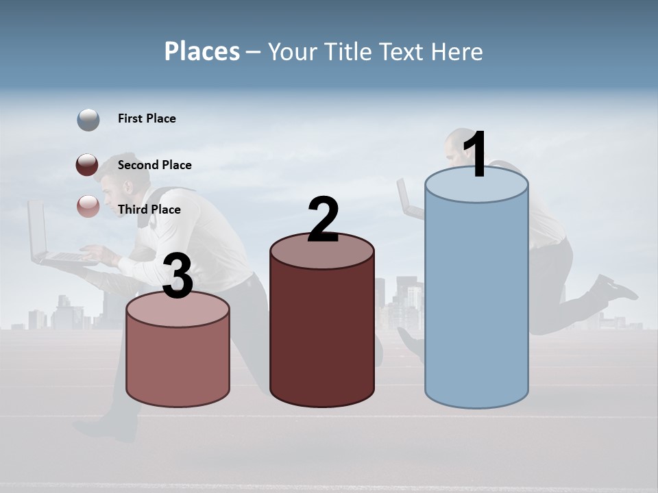Career Winner Competitor PowerPoint Template
