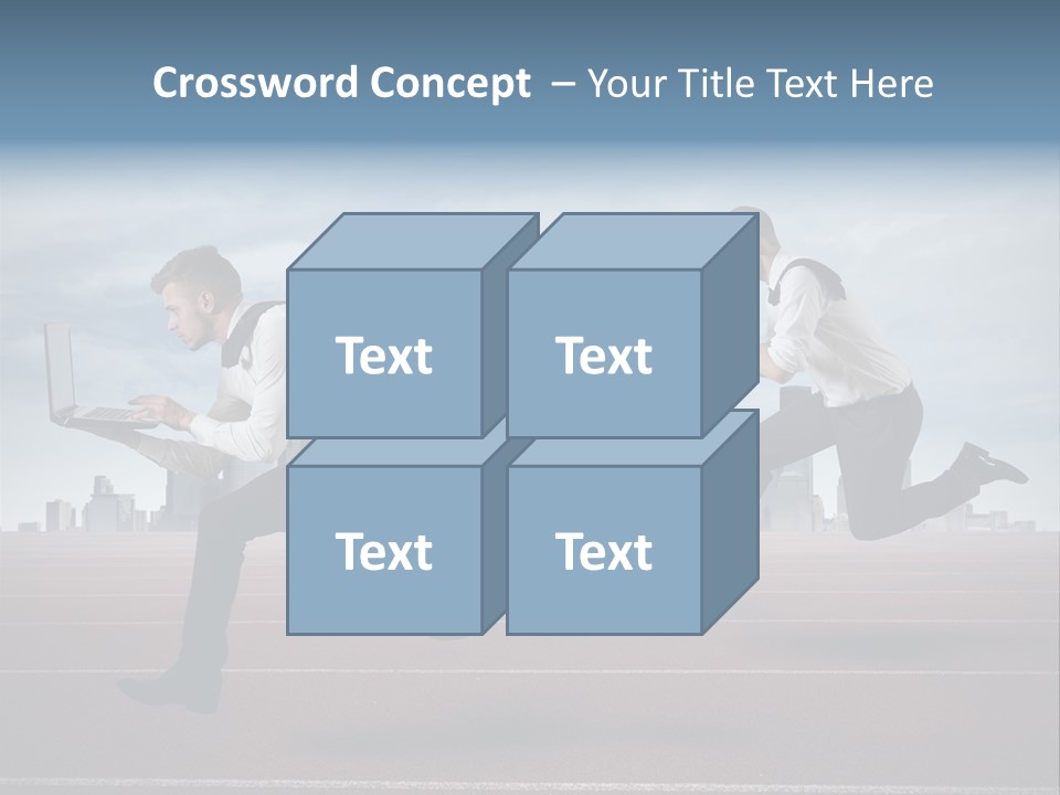 Career Winner Competitor PowerPoint Template