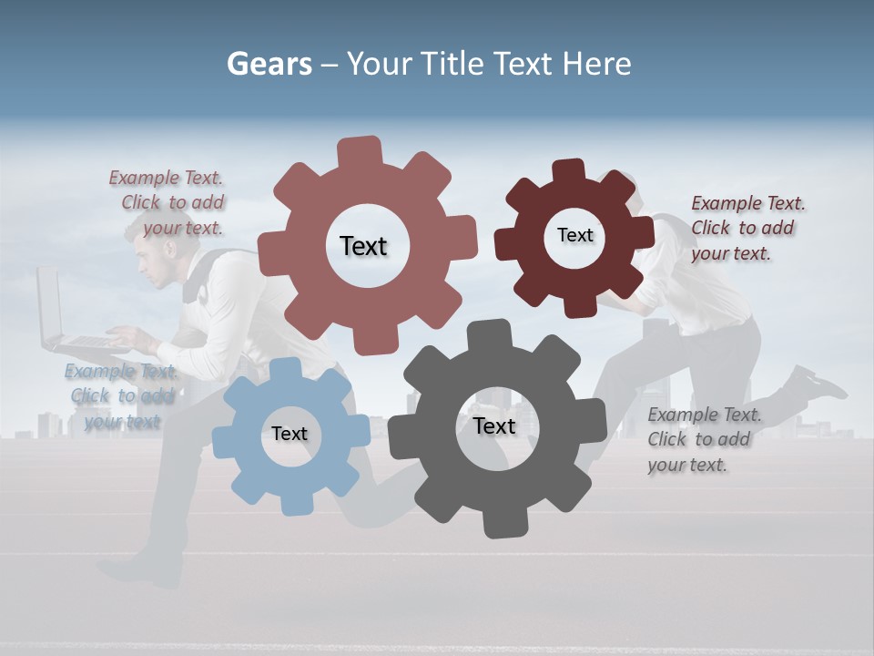 Career Winner Competitor PowerPoint Template