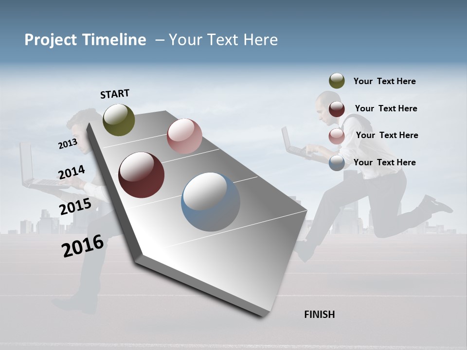 Career Winner Competitor PowerPoint Template