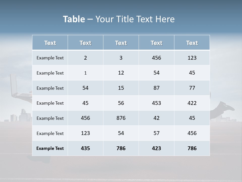 Career Winner Competitor PowerPoint Template