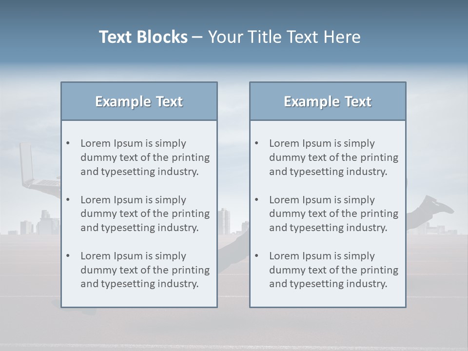 Career Winner Competitor PowerPoint Template