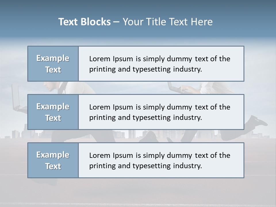 Career Winner Competitor PowerPoint Template