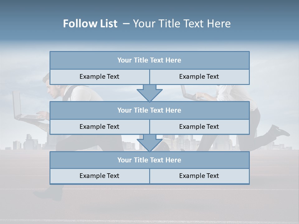 Career Winner Competitor PowerPoint Template