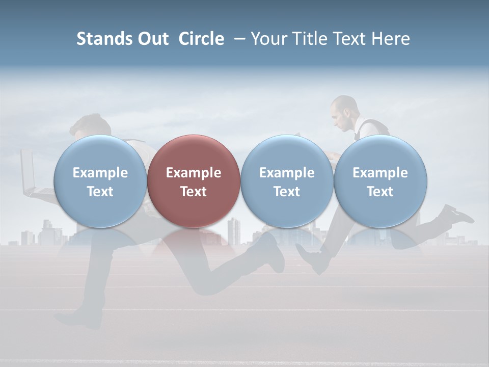 Career Winner Competitor PowerPoint Template
