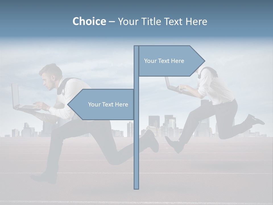 Career Winner Competitor PowerPoint Template