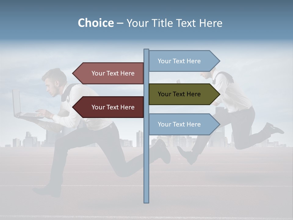 Career Winner Competitor PowerPoint Template