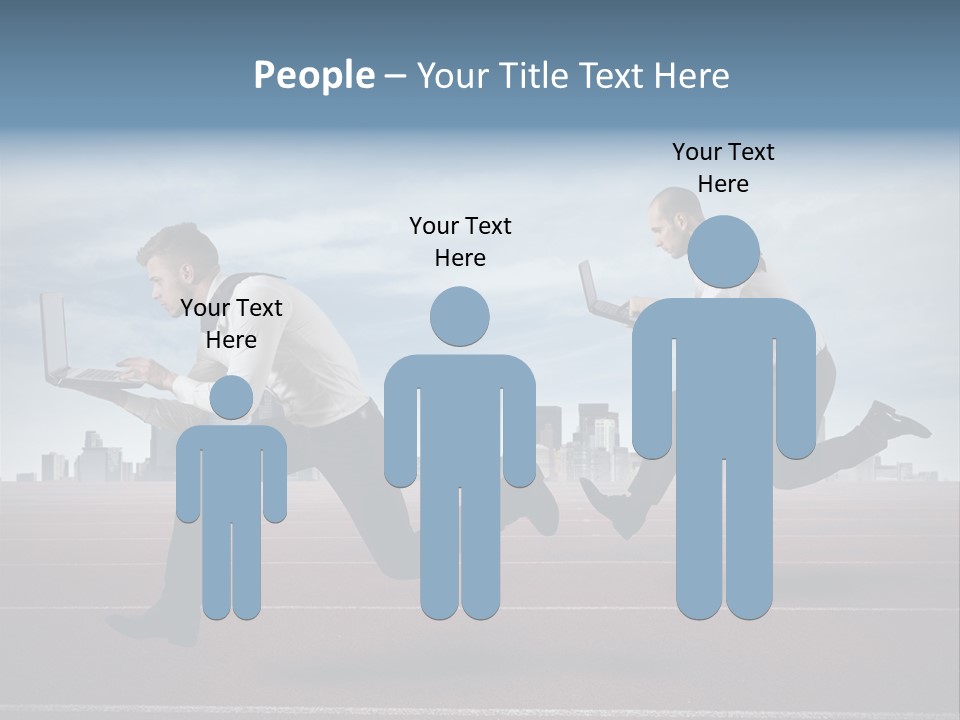Career Winner Competitor PowerPoint Template