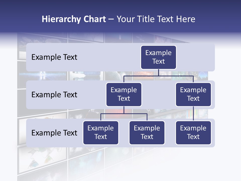 Flatscreen Broadcast Black PowerPoint Template