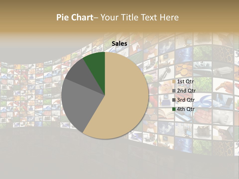 Watch Fruit Computer PowerPoint Template