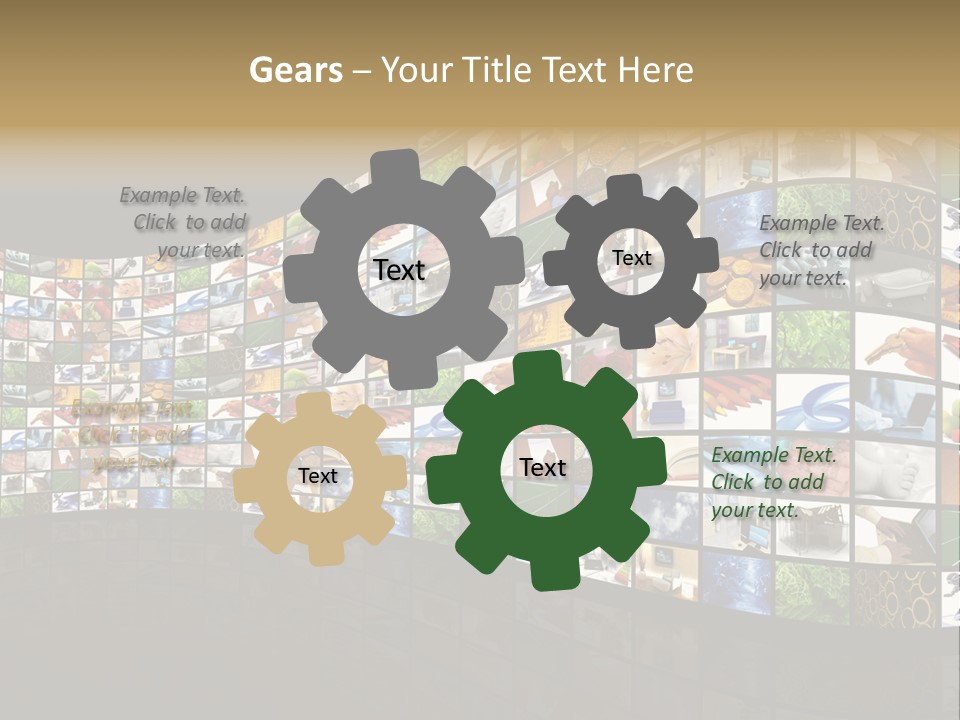 Watch Fruit Computer PowerPoint Template