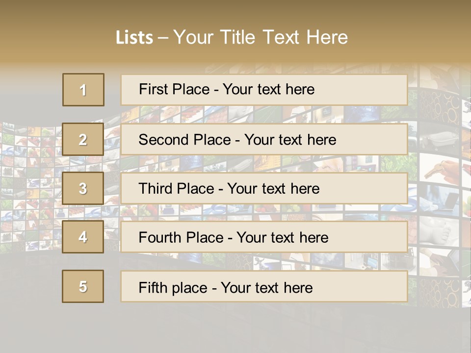 Watch Fruit Computer PowerPoint Template