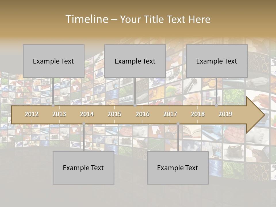 Watch Fruit Computer PowerPoint Template