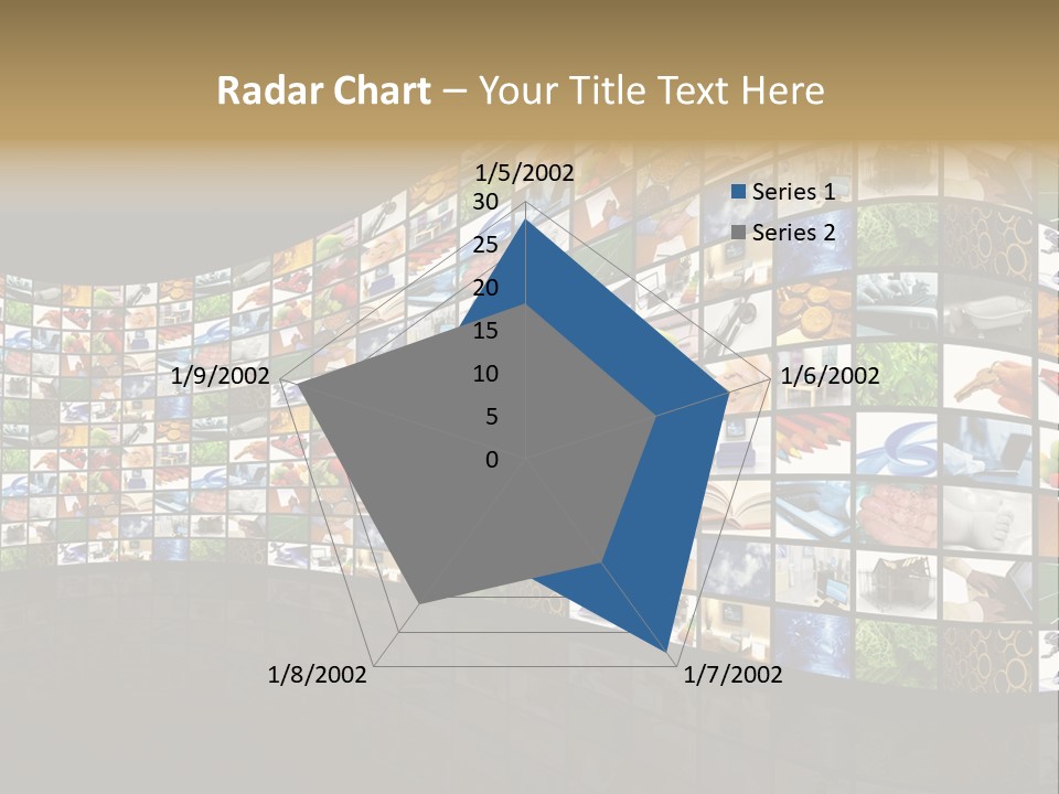 Watch Fruit Computer PowerPoint Template