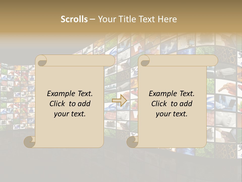 Watch Fruit Computer PowerPoint Template