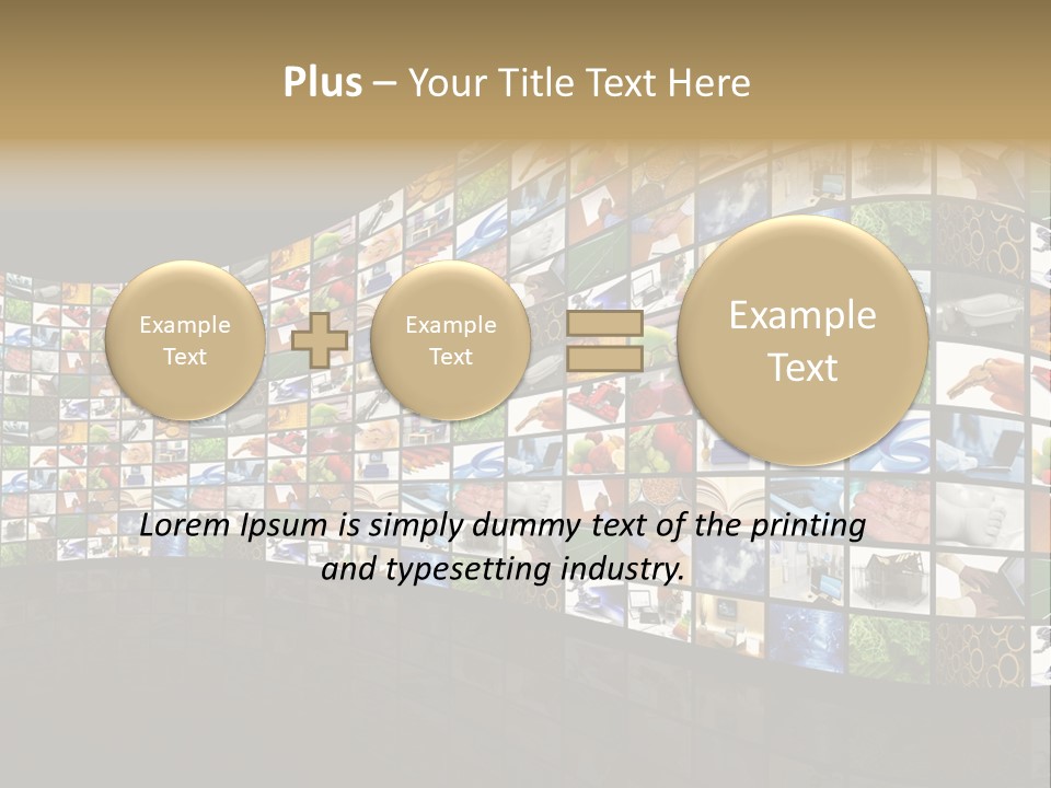 Watch Fruit Computer PowerPoint Template