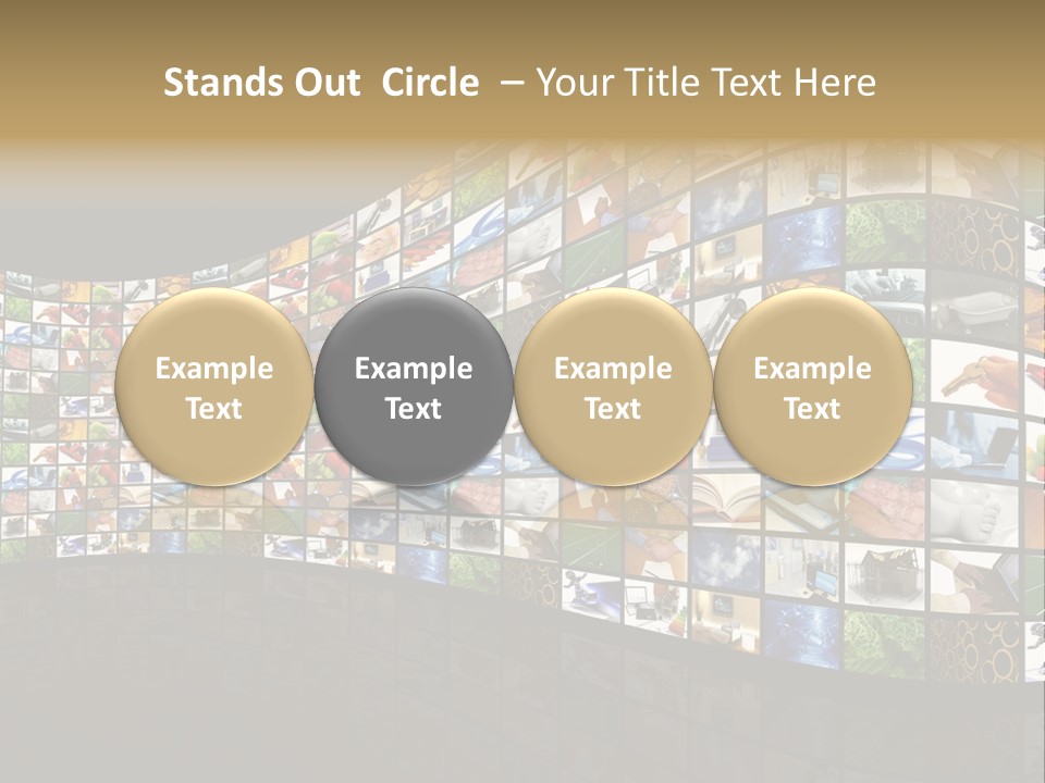 Watch Fruit Computer PowerPoint Template