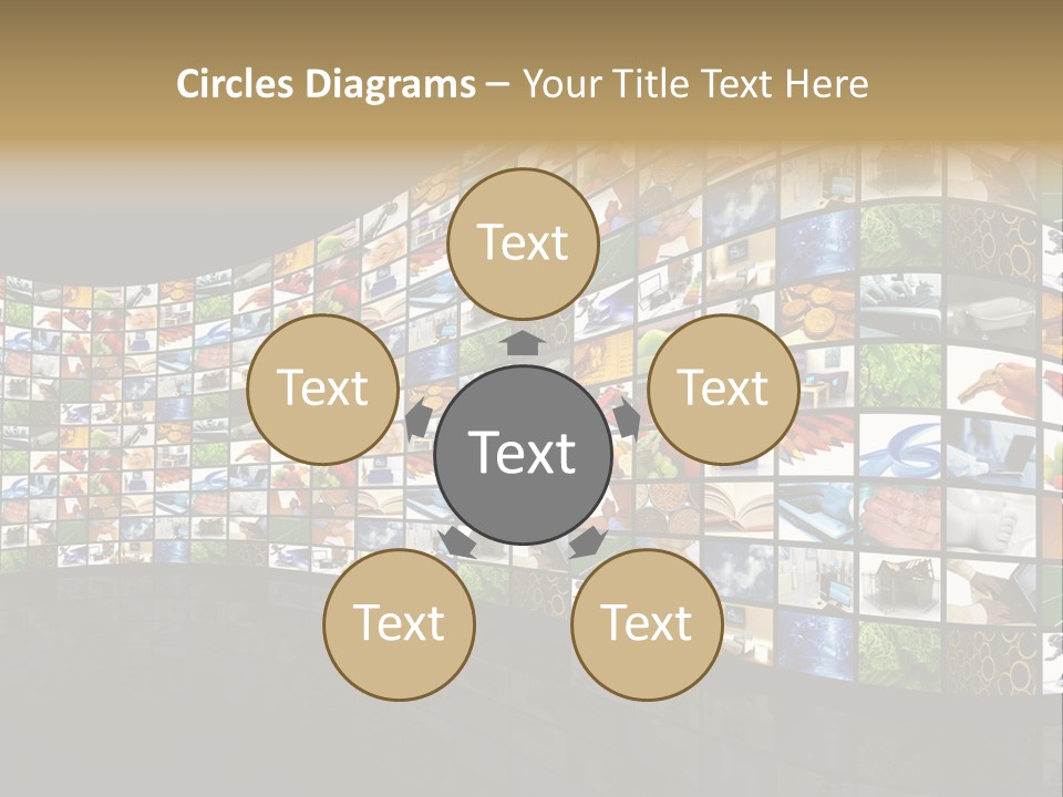 Watch Fruit Computer PowerPoint Template