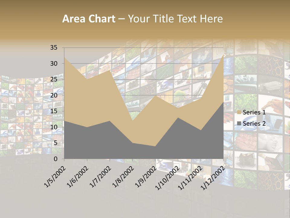 Watch Fruit Computer PowerPoint Template