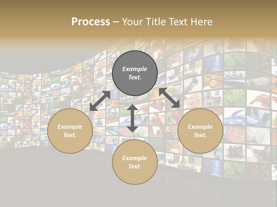 Watch Fruit Computer PowerPoint Template