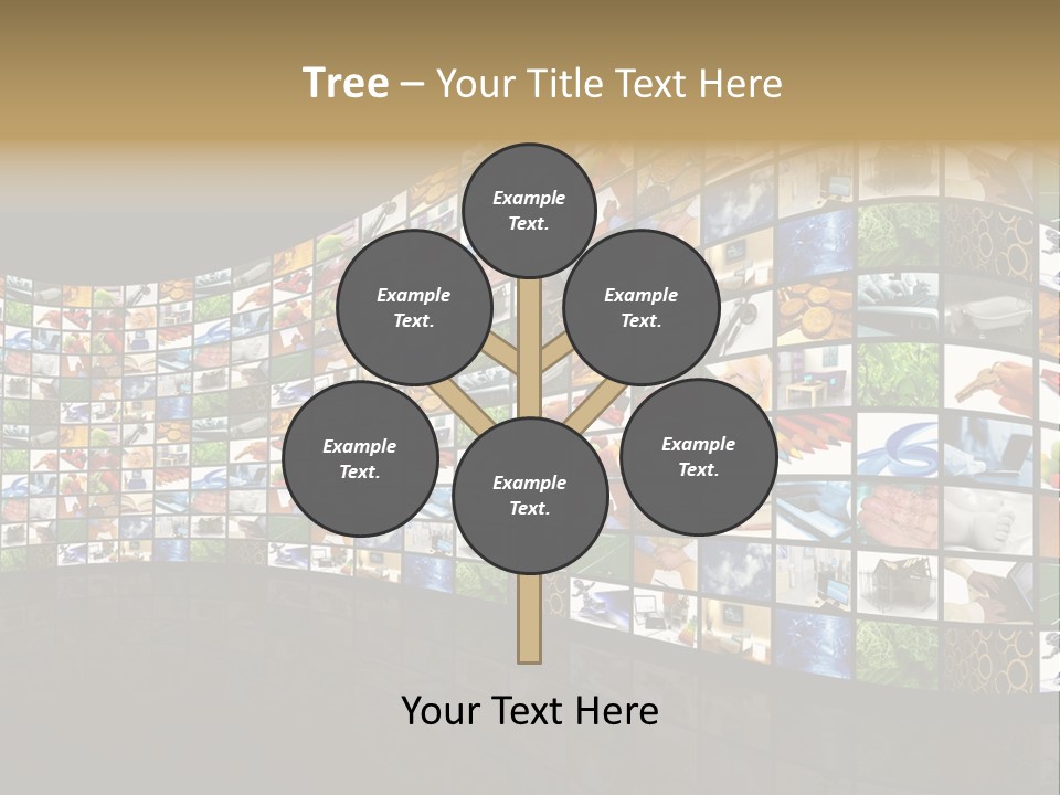 Watch Fruit Computer PowerPoint Template
