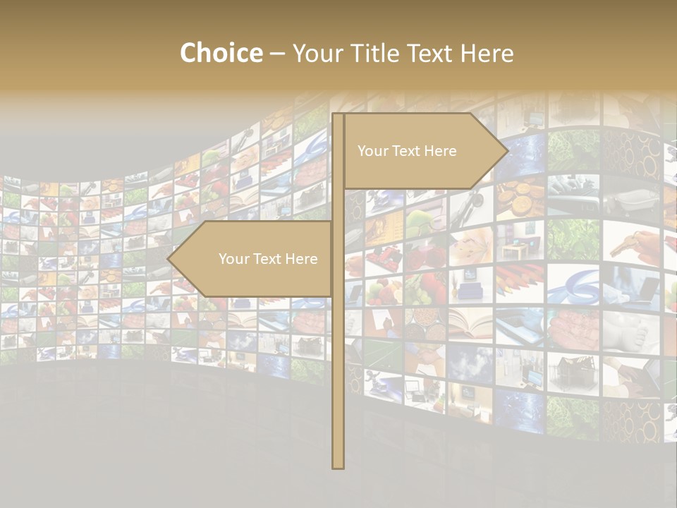 Watch Fruit Computer PowerPoint Template
