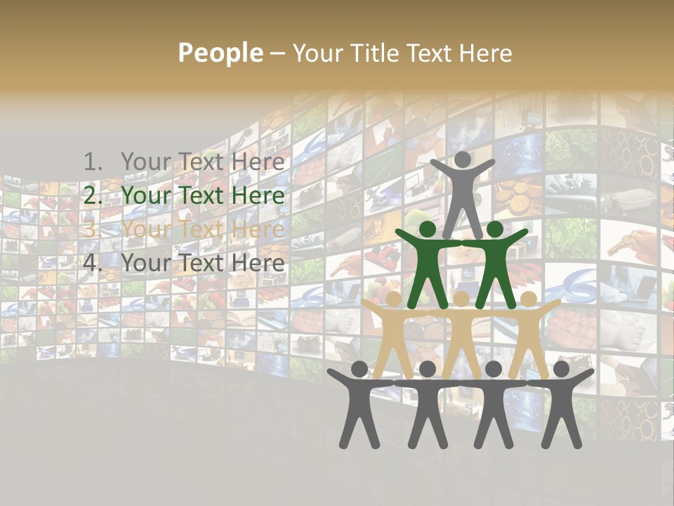 Watch Fruit Computer PowerPoint Template