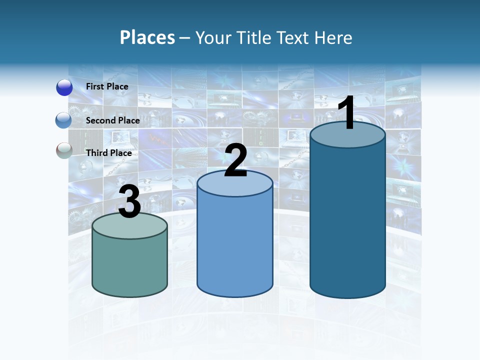 Binary Globe Abstract PowerPoint Template