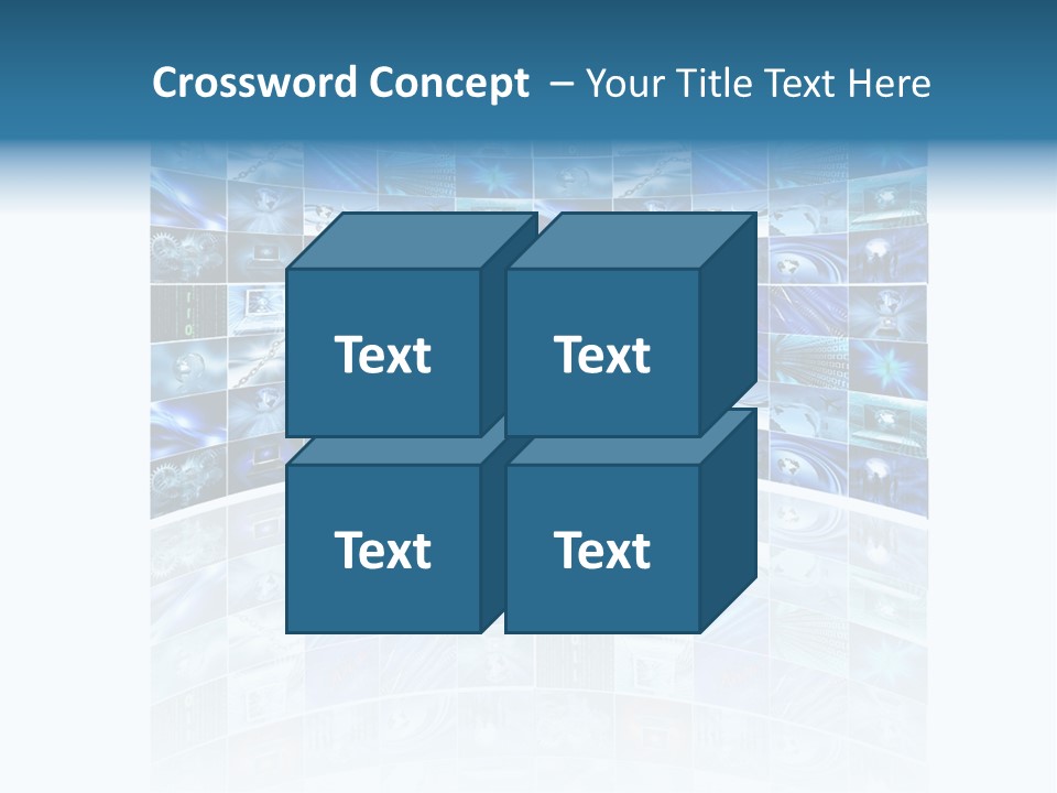 Binary Globe Abstract PowerPoint Template