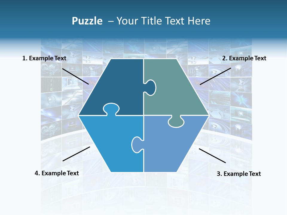 Binary Globe Abstract PowerPoint Template