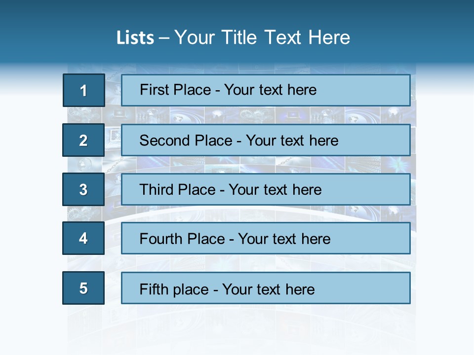 Binary Globe Abstract PowerPoint Template