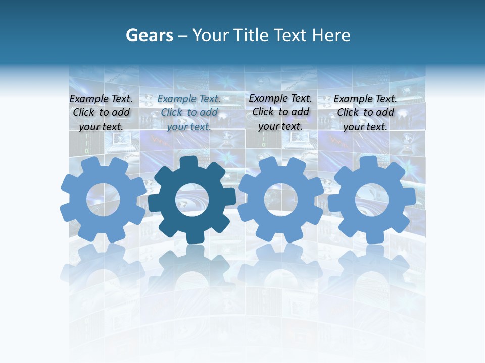 Binary Globe Abstract PowerPoint Template