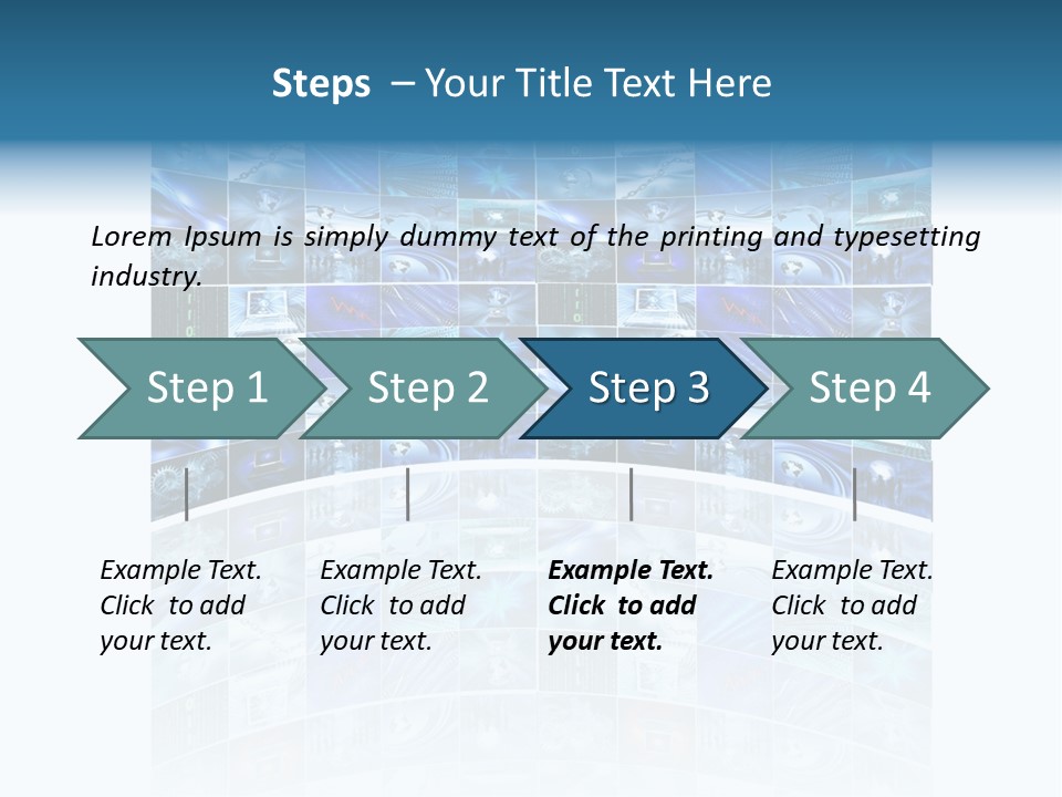 Binary Globe Abstract PowerPoint Template