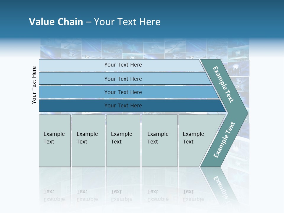 Binary Globe Abstract PowerPoint Template
