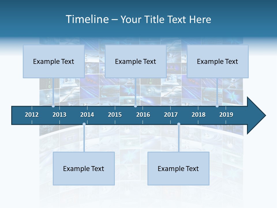 Binary Globe Abstract PowerPoint Template
