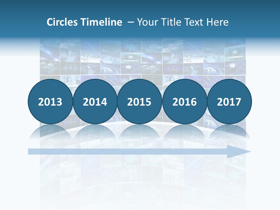 Binary Globe Abstract PowerPoint Template