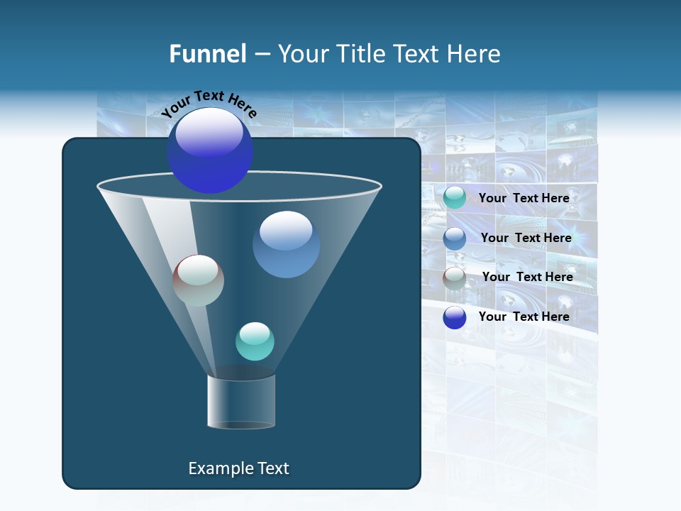 Binary Globe Abstract PowerPoint Template