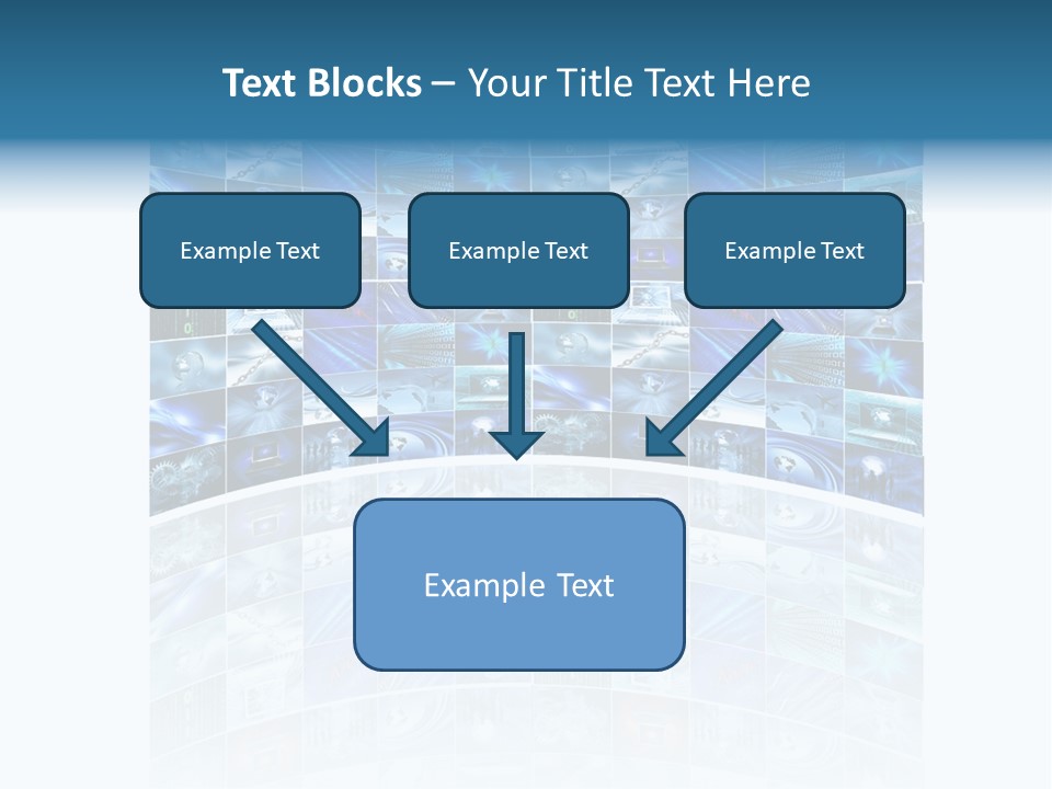 Binary Globe Abstract PowerPoint Template