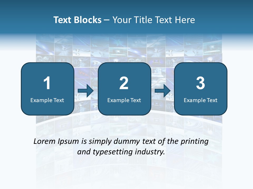 Binary Globe Abstract PowerPoint Template