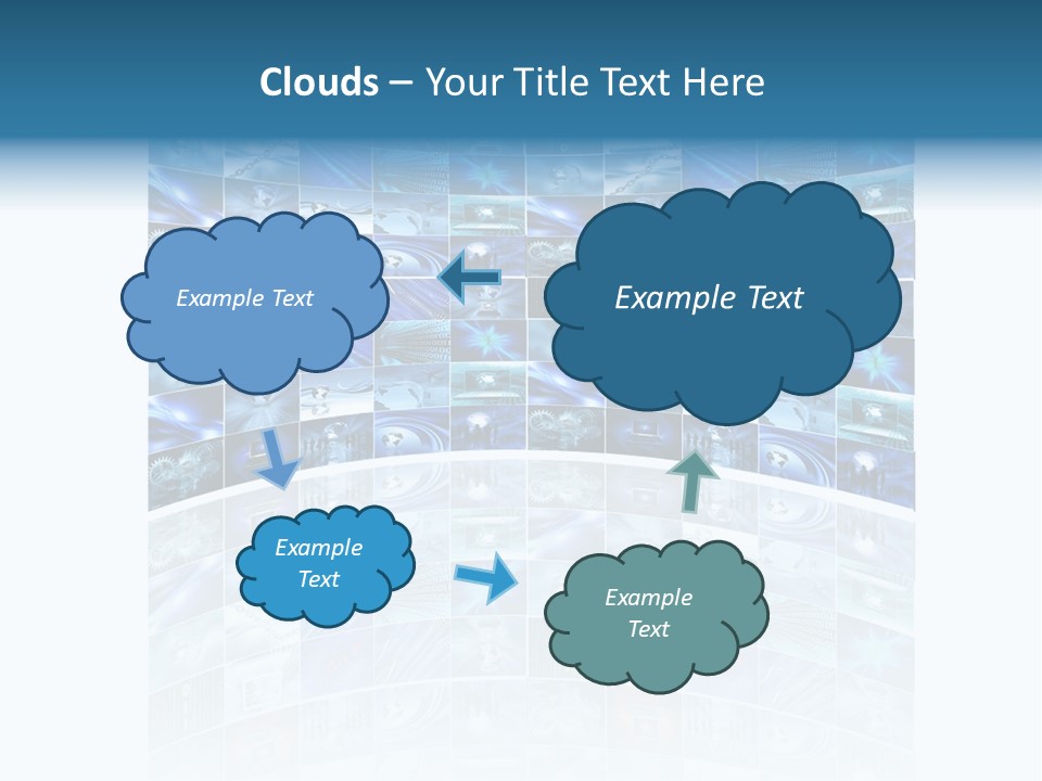 Binary Globe Abstract PowerPoint Template