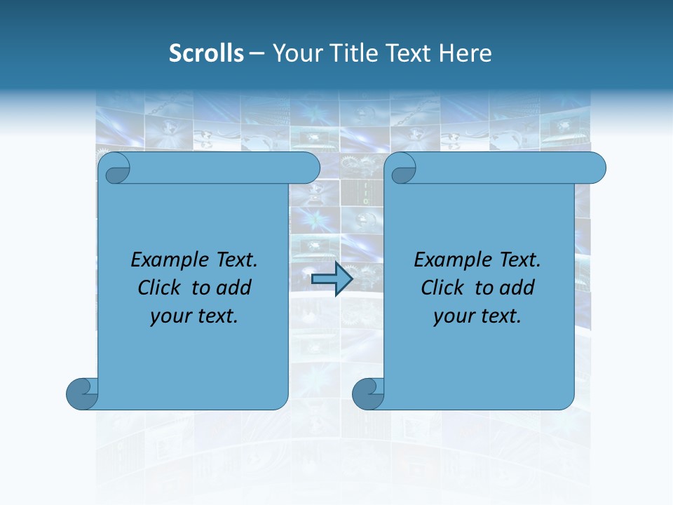 Binary Globe Abstract PowerPoint Template